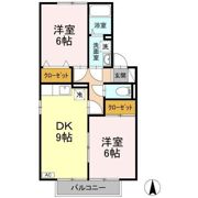 エントピア余戸 B棟の間取り画像