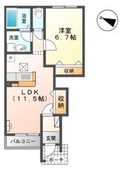 フォレストアーク大森Ⅱの間取り画像