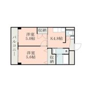 シャンポール水前寺の間取り画像