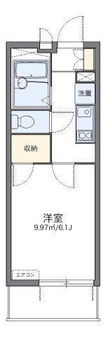 レオパレスアルタ殿町の間取り画像