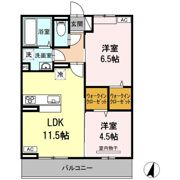 サニープレイス志布志 A棟の間取り画像