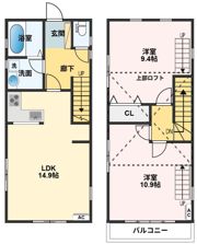 ロフトハウス東浦和の間取り画像