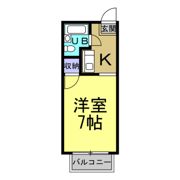 ハイツ若草Ⅱの間取り画像