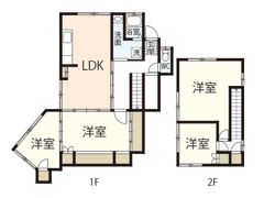 日宇那町(22-10)戸建ての間取り画像