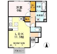 クロワール A棟の間取り画像