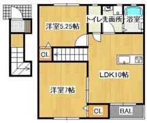 フォレスト平野B 西棟の間取り画像