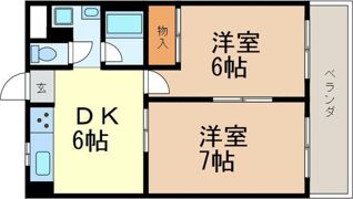 レジデンス茶屋ヶ坂の間取り画像