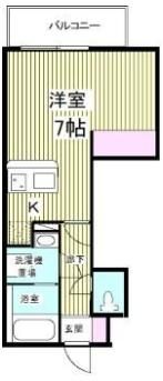 CROSS COURT Naka－Aokiの間取り画像