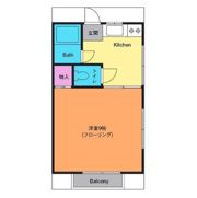 チェリーハイツ中津の間取り画像