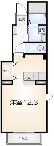 デュエル ミサキIIBの間取り画像