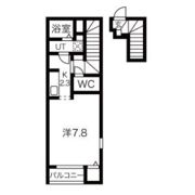 クレアBの間取り画像