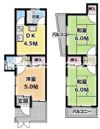 門真市浜町貸家の間取り画像