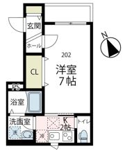 アズールの間取り画像