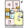 湖城ヶ丘ハイツ9号館の間取り画像