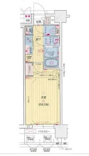 プレサンス横浜大通り公園の間取り画像