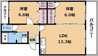 クレットドールY2の間取り画像