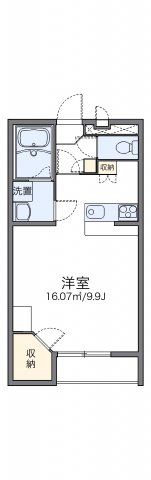 レオパレスコーポ弥生の間取り画像