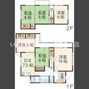 一里山三丁目貸家の間取り画像