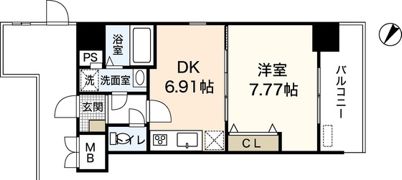アーバインステイ広島イーストの間取り画像