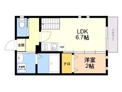 ビータス賀茂壱番館の間取り画像