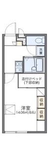 レオパレスNorthSquareⅡの間取り画像