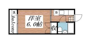 霞ヶ丘サンハイツの間取り画像