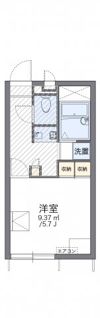 レオパレス西大寺南の間取り画像