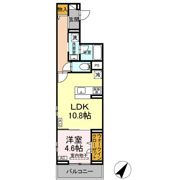 ディーアヴニールの間取り画像