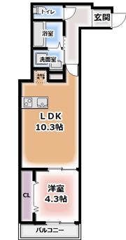 アート樟葉Ⅲの間取り画像