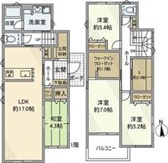 原山戸建の間取り画像