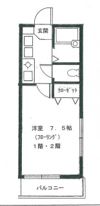 メーハン高谷の間取り画像