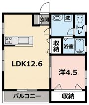 ミューズ白ゆりの間取り画像