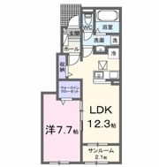 レスポワール Aの間取り画像