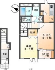 キャロット Cの間取り画像