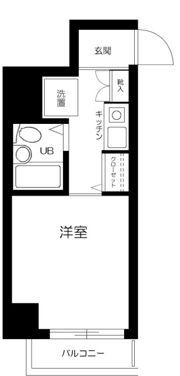 スカイコートお茶の水女子大前の間取り画像