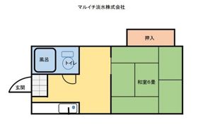 コーポモザン101の間取り画像