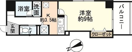 アルファレガロ天満公園の間取り画像