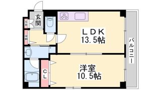 メインステージ御影の間取り画像