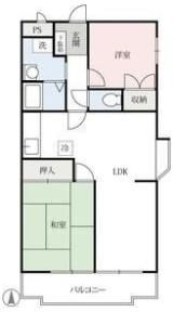 パールマンション八千代館の間取り画像