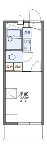 レオパレスヴァーグ難波の間取り画像