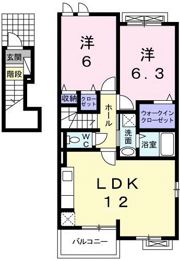 ソナチネ Bの間取り画像