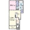仁方本町1丁目アパートBの間取り画像