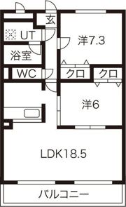 Boulogne Blond(ブローニュブロンド)の間取り画像