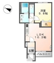 パステルコートの間取り画像