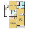 ウッディバード庭瀬の間取り画像
