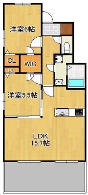 カーサ・フォルトナの間取り画像