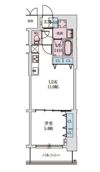 スプランディッド上本町WESTⅡの間取り画像