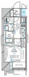 ディアレイシャス今池の間取り画像