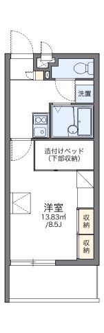 レオパレス仲西S＆Aiの間取り画像