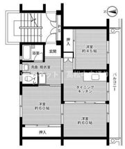 ビレッジハウス志度2号棟の間取り画像